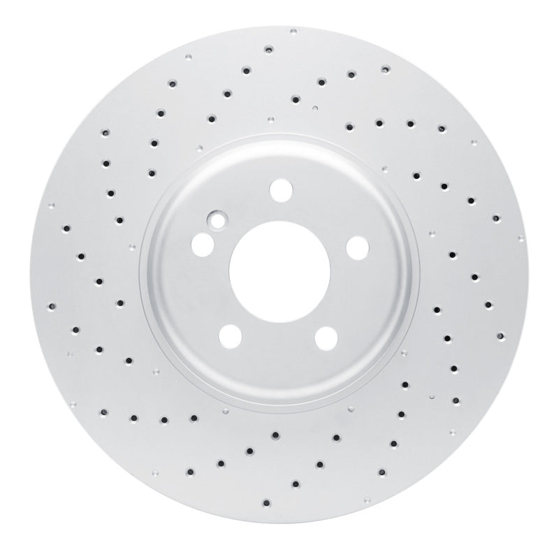 DFC GeoSpec Coated Drilled Rotor - Front - Mercedes-Benz C43, E-Class, CLS450, GLC (2016-2023)
