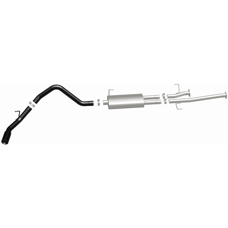 Magnaflow Cat-Back Exhaust Street Series 3in SS Black Tips Single Side Exit Toyota Tundra 14-16 V8 4.6/5.7L - OneFastShop
