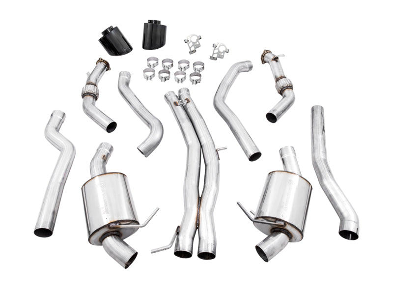 AWE Tuning Audi B9.5 RS 5 Coupe Touring Exhaust Diamond Black Tips