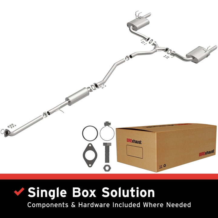 BRExhaust Direct-Fit Replacement Exhaust System for 2016–2021 Honda Civic 1.5L