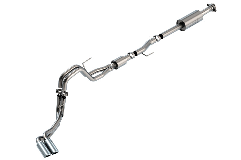 Borla Cat-Back Exhaust System S-Type 4" Tips for 2021 Ford F-150 5.0L Lariat/KR/Platinum/LTD