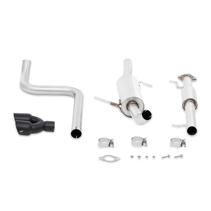 Mishimoto Resonated Cat-Back Exhaust - Ford Fiesta ST 2014-2019 - Black Tips