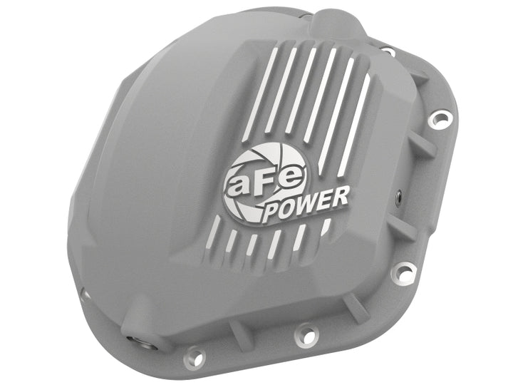 aFe Dana 60 Front Differential Cover Raw With Machined Fins 17-20 Ford Trucks