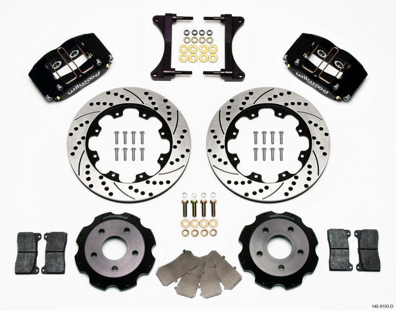 Wilwood Dynapro Radial Front Kit 12.00in Drilled Subaru Impreza WRX 2002-2007 Line Kit Needed - OneFastShop