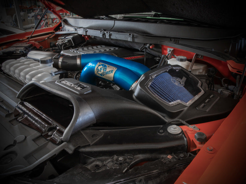 aFe Momentum XP Cold Air Intake System for 21-22 Ford F-150 Raptor V6-3.5L - Blue with Pro 5R Filter