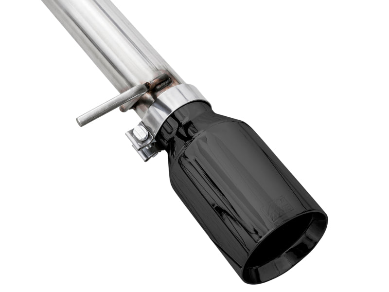 AWE 0FG Diamond Black Tip Split Rear Exit Cat-Back Exhaust (Flat Bumper) - Chevrolet Silverado / GMC Sierra 1500, image 6