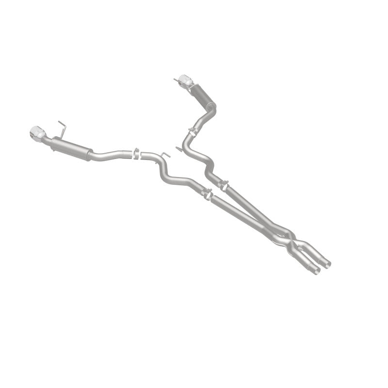 Magnaflow Cat Back Exhaust System SS 2.5in Competition Dual Split Polished 4.5in Tips 2015-2017 Ford Mustang V6 3.7L - OneFastShop