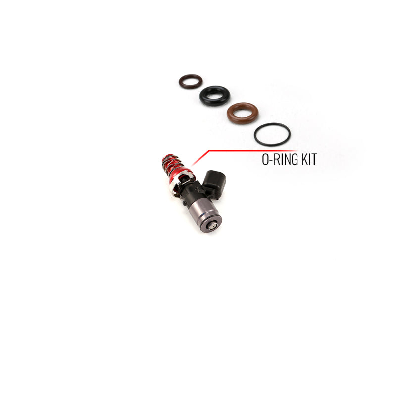 Injector Dynamics Injector Seal Service Kit - 11mm Red Top Adapter, WRX-16B Bottom Adapter