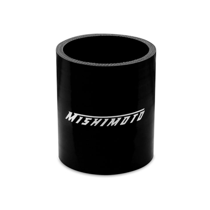 Mishimoto 2.25-Inch Black Straight Coupler - OneFastShop