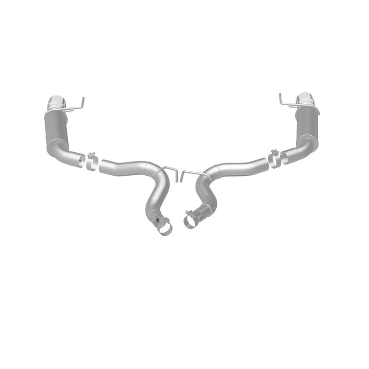 Magnaflow Axle Back Exhaust, SS, 3in, Dual Split 4.5in Tip for 2015-2017 Ford Mustang GT V8 5.0 - OneFastShop