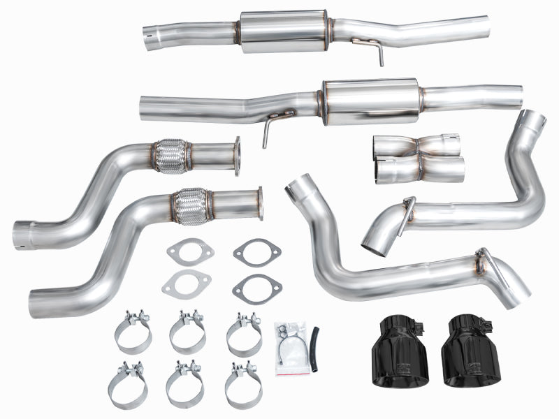 AWE Track Edition Catback Exhaust System with Diamond Black Tips for 2023 Nissan Z RZ34 RWD