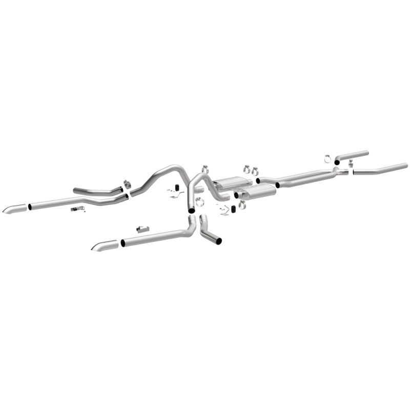 Magnaflow Crossmember-Back Performance Exhaust for 65-68 Chevy Impala All V8 Multiple Exit Options - OneFastShop