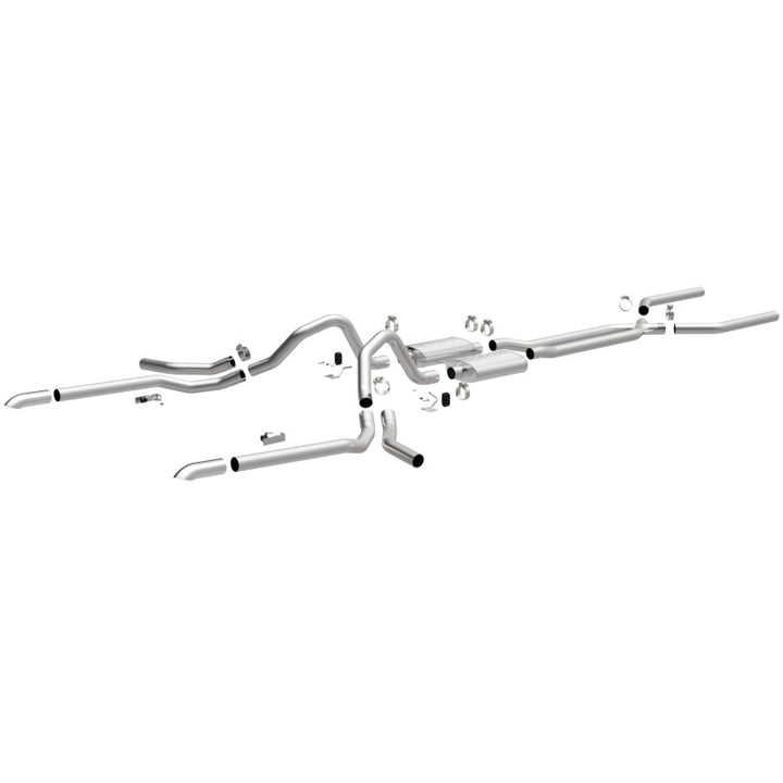 Magnaflow Crossmember-Back Performance Exhaust for 65-68 Chevy Impala All V8 Multiple Exit Options - OneFastShop