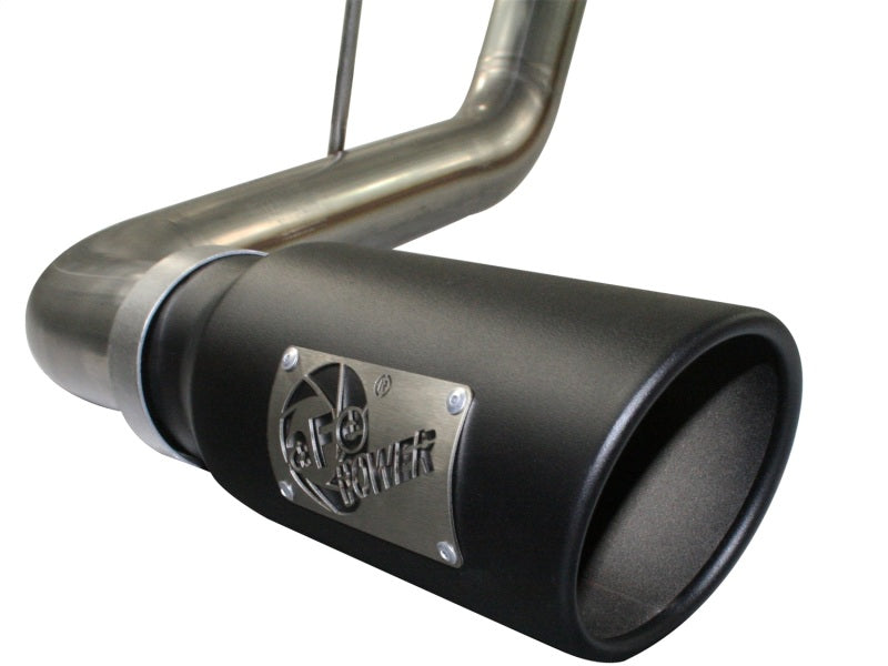 aFe MACHForce XP Exhausts Cat-Back SS-409 Toyota Tundra 10-11 V8 5.7L 145.7 WB Black Tip