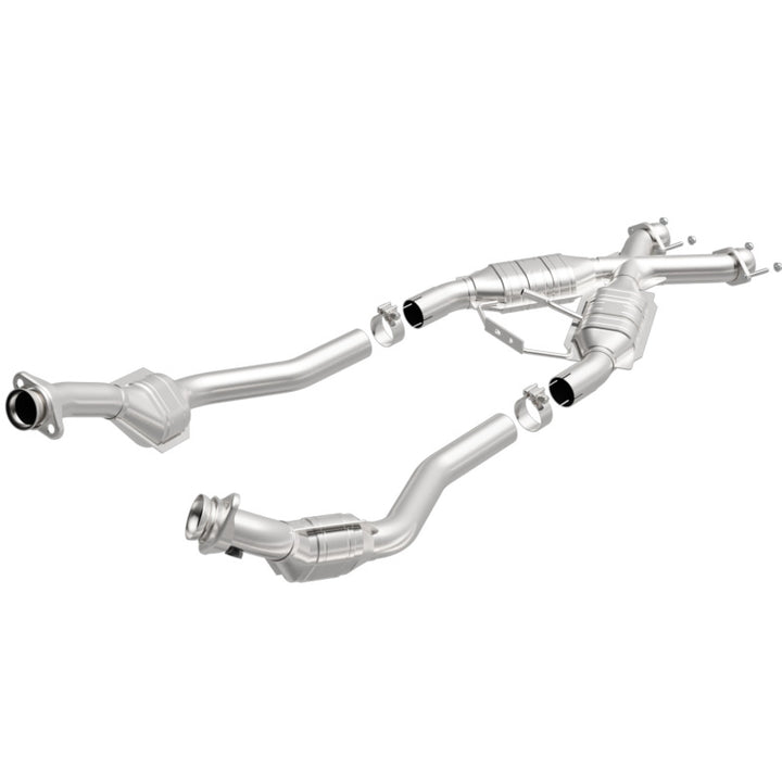 Magnaflow Conv DF Mustang X-Pipe 94-95 Street Direct-Fit for 1994-1995 Ford Mustang GT GTS SVT Cobra