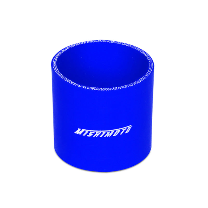 Mishimoto Silicone 3.0" Blue Straight Coupler - OneFastShop
