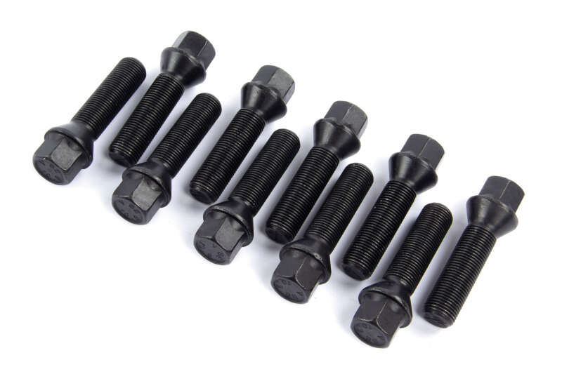 Dinan Cone Seat Lug Bolts - M14x1.25 27mm Black (Set of 10)