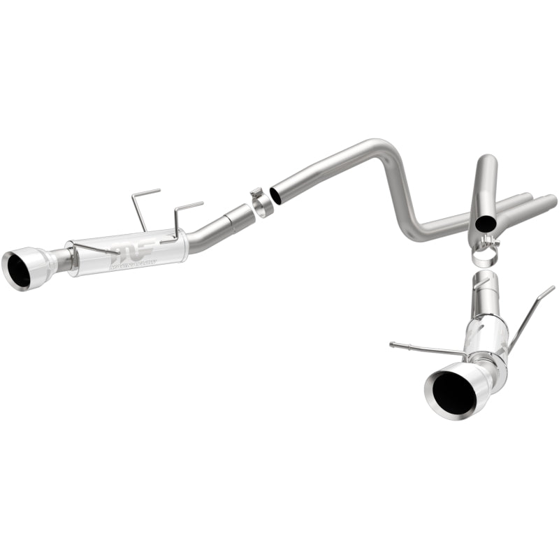 Magnaflow Cat-Back Exhaust System 15245 for 2014 Ford Mustang V6 3.7L Dual Split Rear Polished Stainless - Comp Series - OneFastShop