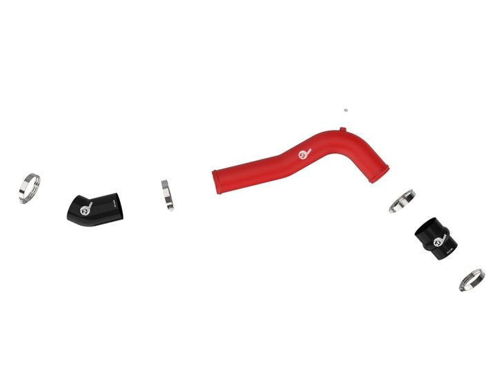 aFe 20-23 Ford Explorer V6 3.0L BladeRunner 2-3/4 Inch Aluminum Cold Pipe - Red