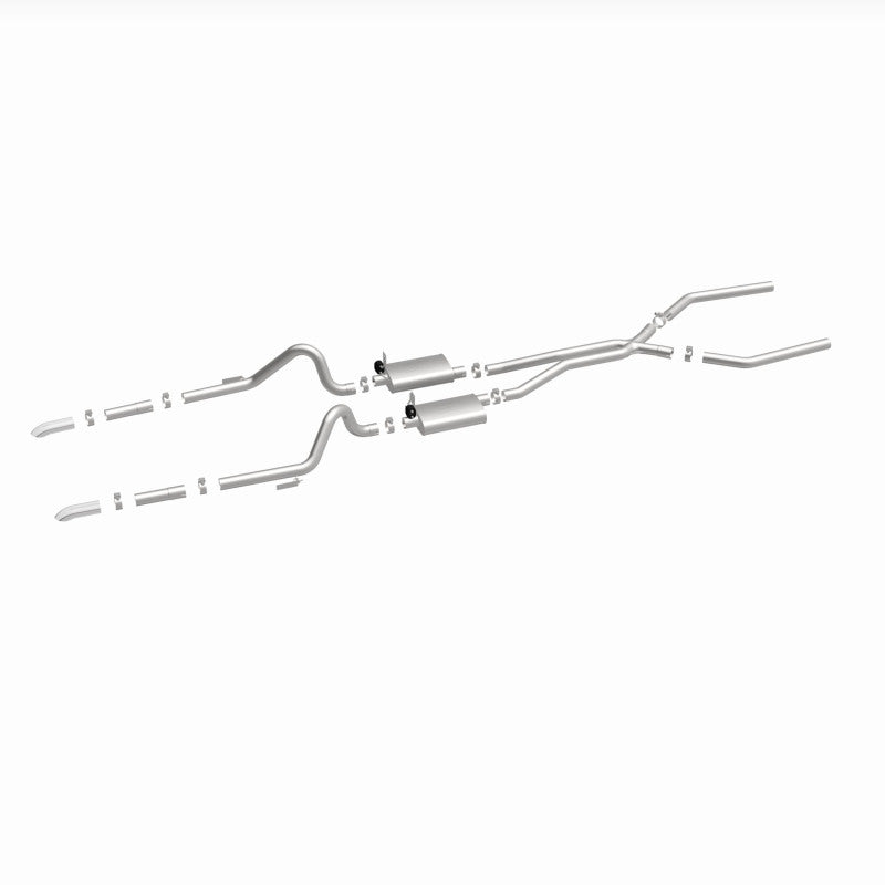 MagnaFlow Street Series Crossmember-Back Exhaust System 2.5inch - 64-66 Ford Mustang