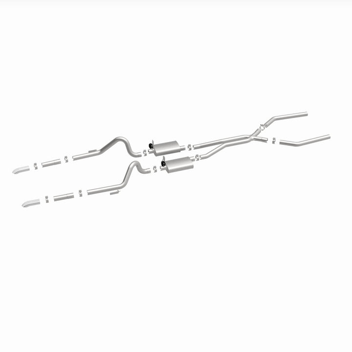 MagnaFlow Street Series Crossmember-Back Exhaust System 2.5inch - 64-66 Ford Mustang