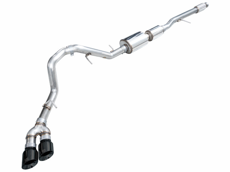 AWE Tuning 0FG Diamond Black Tip Side Exit Cat-Back Exhaust - Chevrolet Suburban / GMC Yukon XL 2021+