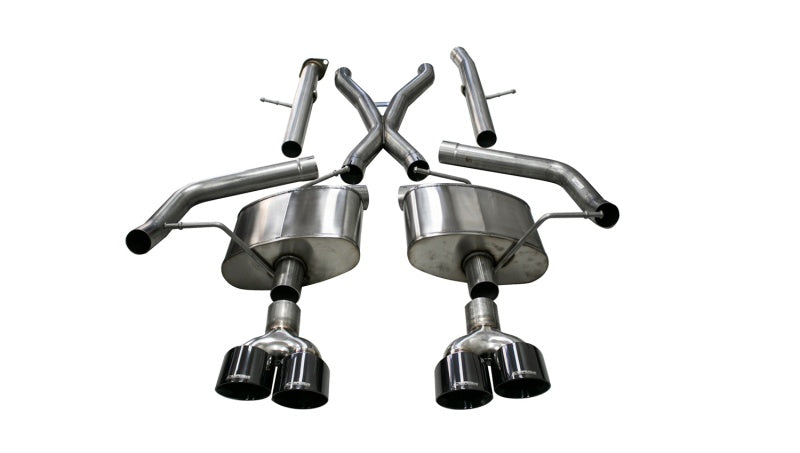 CORSA Performance Xtreme Cat-Back Exhaust Dual Rear Exit 2018-2021 Jeep Grand Cherokee TrackHawk 6.2L w/4.5in BlackTips