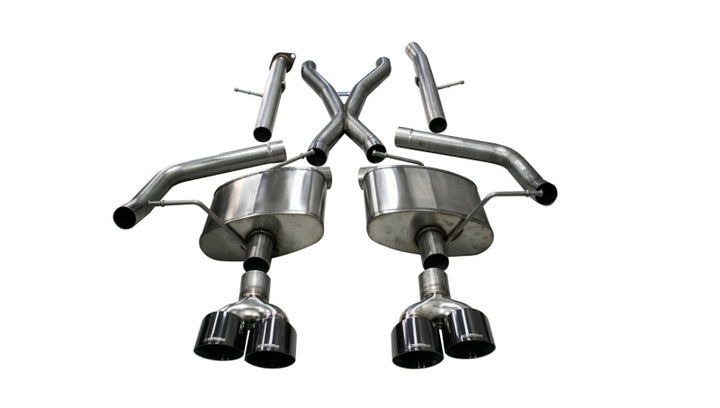 CORSA Performance Xtreme Cat-Back Exhaust Dual Rear Exit 2018-2021 Jeep Grand Cherokee TrackHawk 6.2L w/4.5in BlackTips