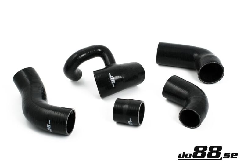 do88 Silicone Pressure Hose Kit - Volvo P80 Turbo (850/S70/V70) 1994-1998 - Black