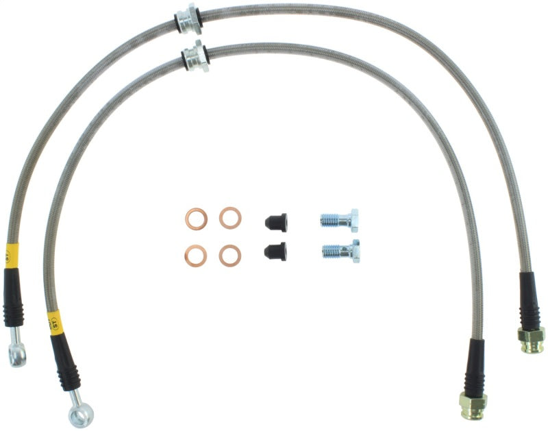 Stoptech Front Stainless Steel Brake Line Kit for 2015 VW Golf MK7 - OneFastShop