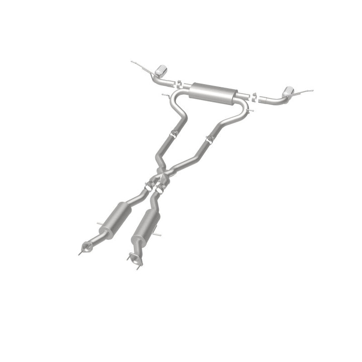 Magnaflow Cat-Back SS 2.5in Dual Split Rear 4in Black Tip 11-16 Jeep Grand Cherokee 5.7L V8/3.6L V6 - OneFastShop