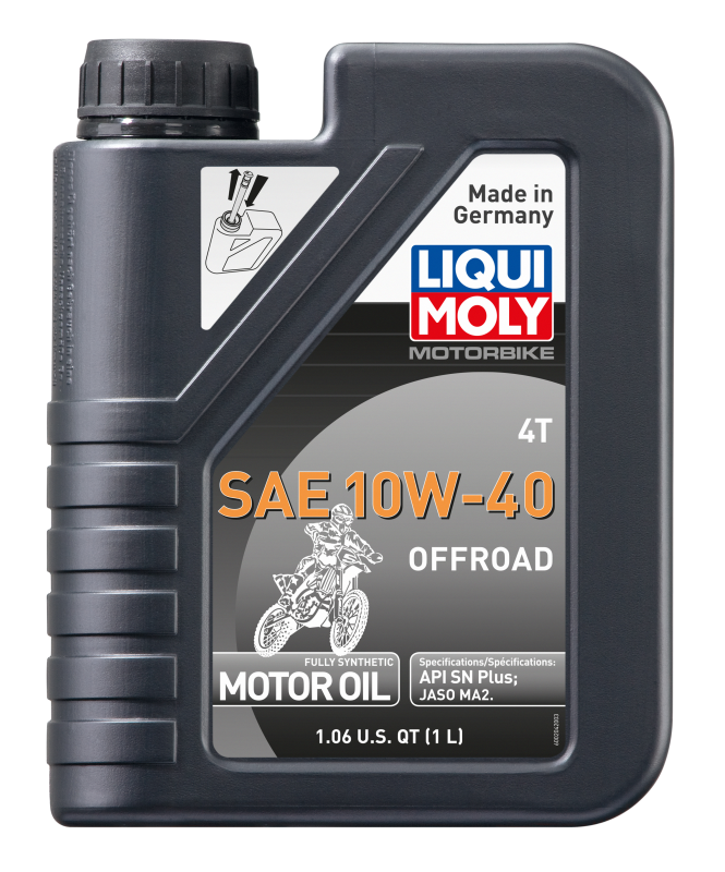 LIQUI MOLY 1L Motorcycle 4T SAE 10W40 Offroad Oil - Honda CRF450X (2005-2023)