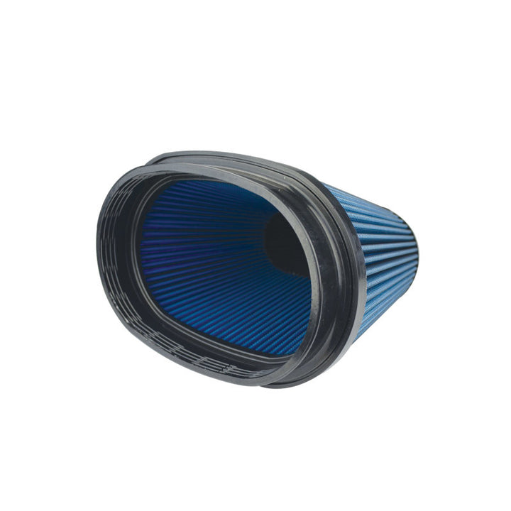 Injen Dry Air Filter - SuperNano-Web Oval 8 1/2 Filter 9 1/2 Base 6 1/4 Tall 8 Top - OneFastShop