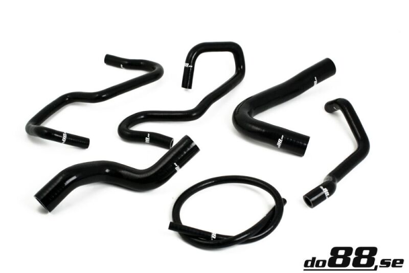 do88 Coolant Hose Kit - Volvo 960/S90/V90 1991-1998 - Black