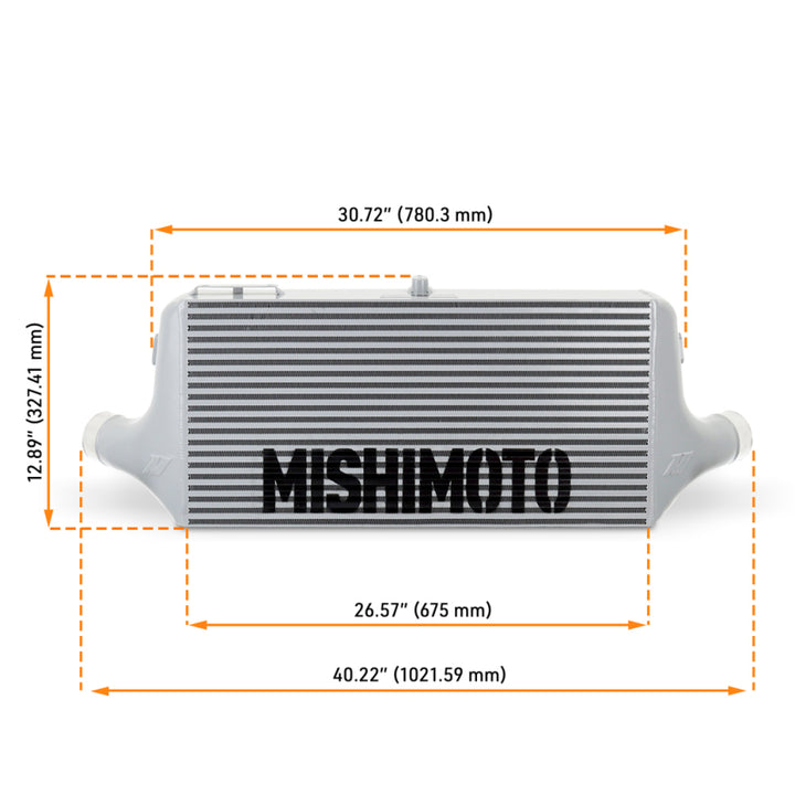 Mishimoto Intercooler Universal L Line 4in 1000HP Silver - OneFastShop