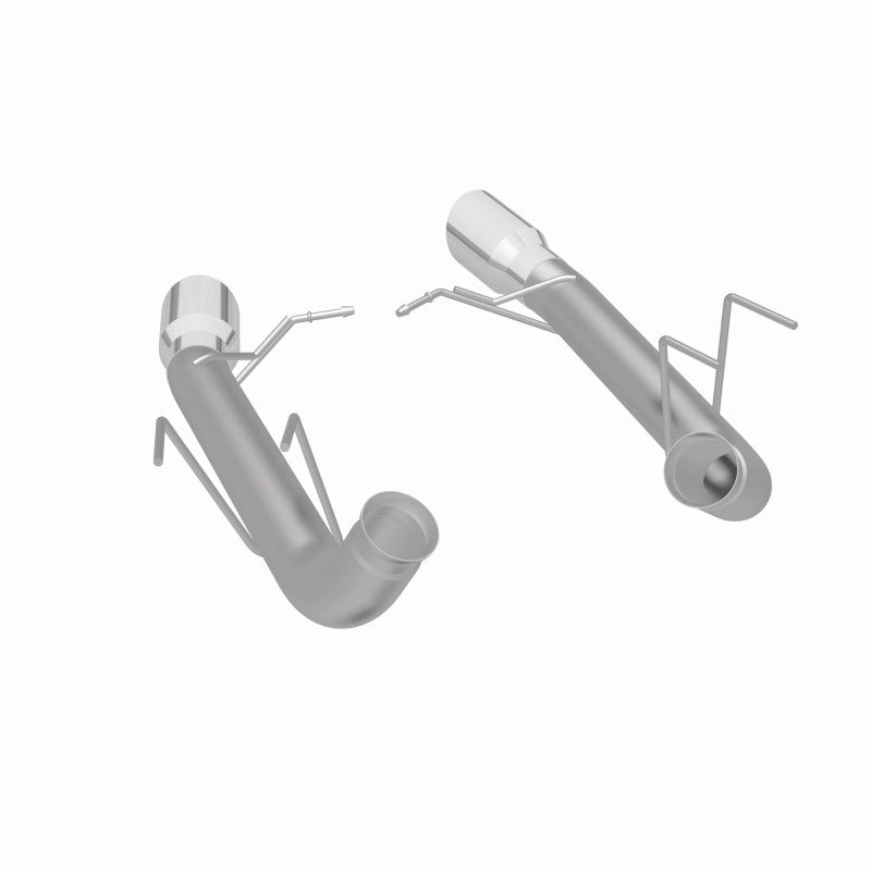 Magnaflow Dual Split Rear Exit Stainless Axle-Back Cat Back Exhaust Competition for 2013-2014 Ford Mustang GT Boss 302 - OneFastShop