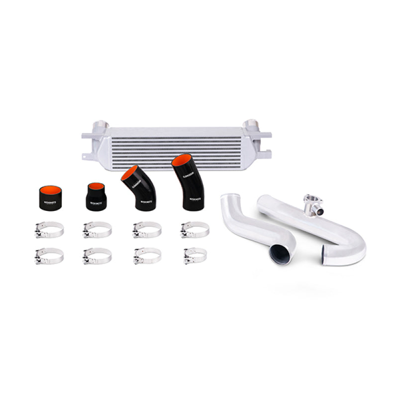 Mishimoto Performance Intercooler Kit - Ford Mustang EcoBoost 2015-2023 - Silver Core Polished Pipes