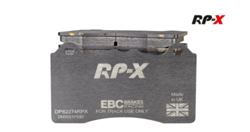EBC Racing Front Brake Pads RP-X Ultra High Performance Track Race 2016-2021 Audi RS3 LMS 2.0 Turbo - OneFastShop