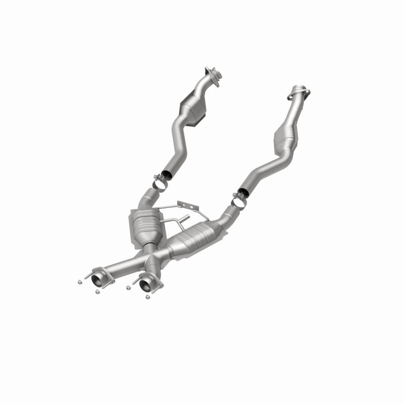 Magnaflow Conv DF Mustang X-Pipe 94-95 Street Direct-Fit for 1994-1995 Ford Mustang GT GTS SVT Cobra