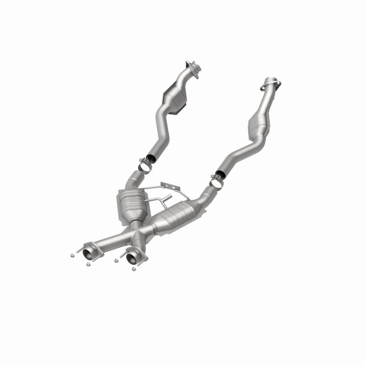 Magnaflow Conv DF Mustang X-Pipe 94-95 Street Direct-Fit for 1994-1995 Ford Mustang GT GTS SVT Cobra