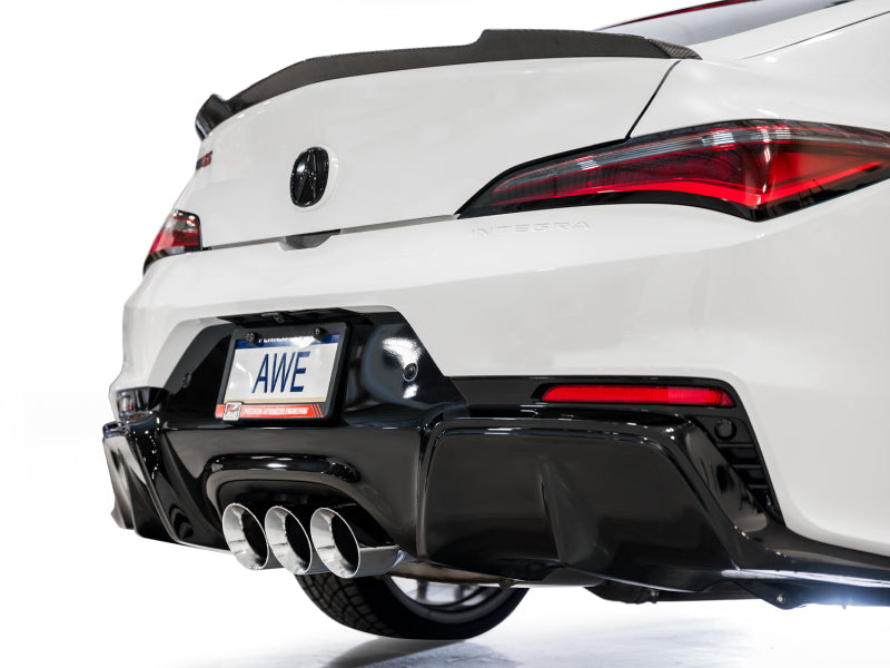 AWE Tuning Touring Edition Exhaust with Triple Chrome Silver Tips for 2024 Acura Integra Type S DE5