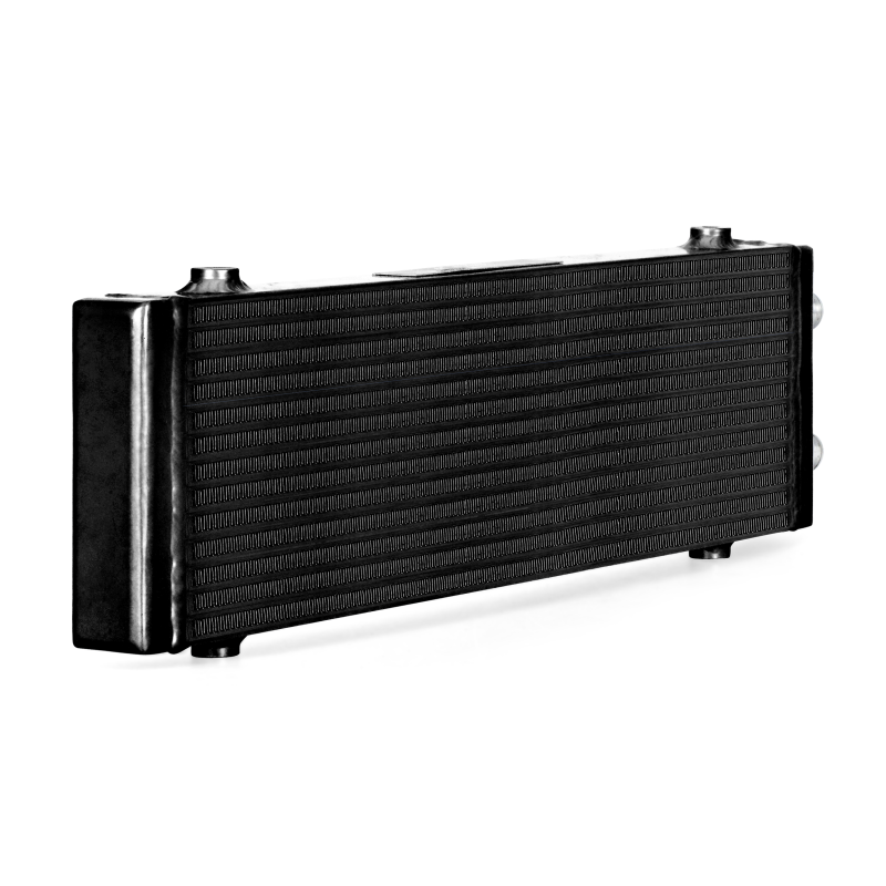Mishimoto Universal Large Bar and Plate Dual Pass Black Oil Cooler for 2018-2021 Ford Mustang GT Bullitt Mach 1