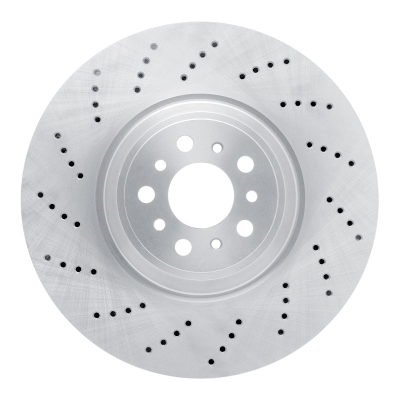 DynamicFriction Drilled Brake Rotor, Left Front - BMW M2 / M3 / M4 (2021-2025)
