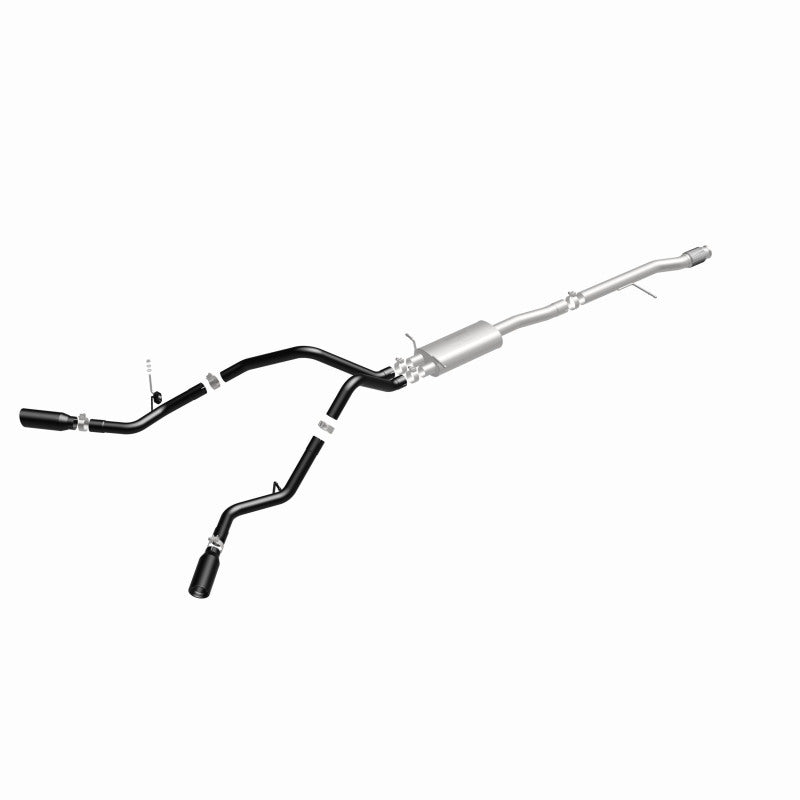 Magnaflow SYS Cat-Back 3.5in Black Dual Split Rear Tips 14-15 Chevy Silverado GMC Sierra 4.3L 5.3L