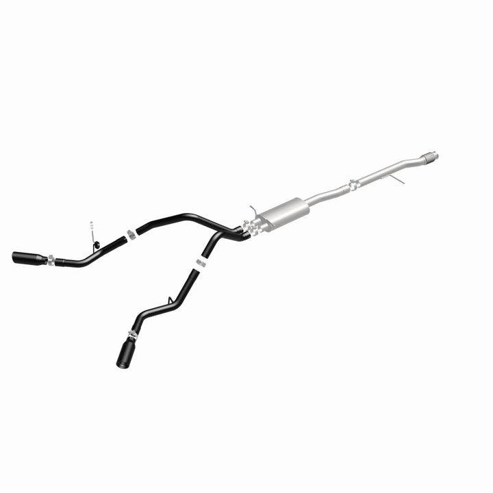 Magnaflow SYS Cat-Back 3.5in Black Dual Split Rear Tips 14-15 Chevy Silverado GMC Sierra 4.3L 5.3L