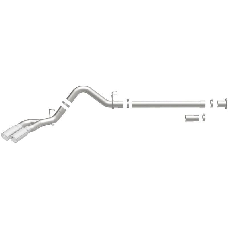 MagnaFlow Pro Series Exhaust System DPF-Back 4in SS Dual Single Rear Exit - 08-17 Ford F-250/F-350/F-450 - OneFastShop