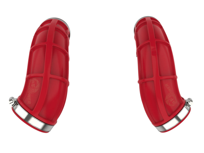 aFe Power Red Turbo Inlet Pipes for Toyota Land Cruiser / Tundra V6-3.4L (tt) 22-24 - OneFastShop