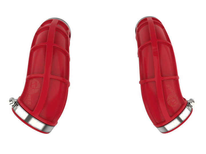 aFe Power Red Turbo Inlet Pipes for Toyota Land Cruiser / Tundra V6-3.4L (tt) 22-24 - OneFastShop