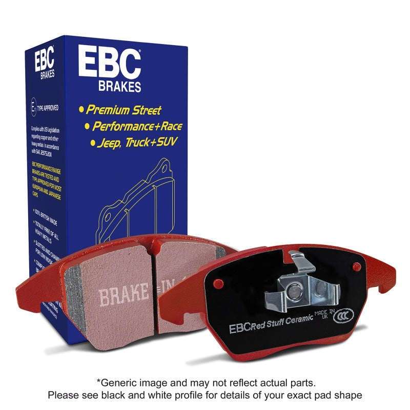 EBC Redstuff Rear Brake Pads - Toyota Camry / Avalon / Lexus ES350 2007-2023