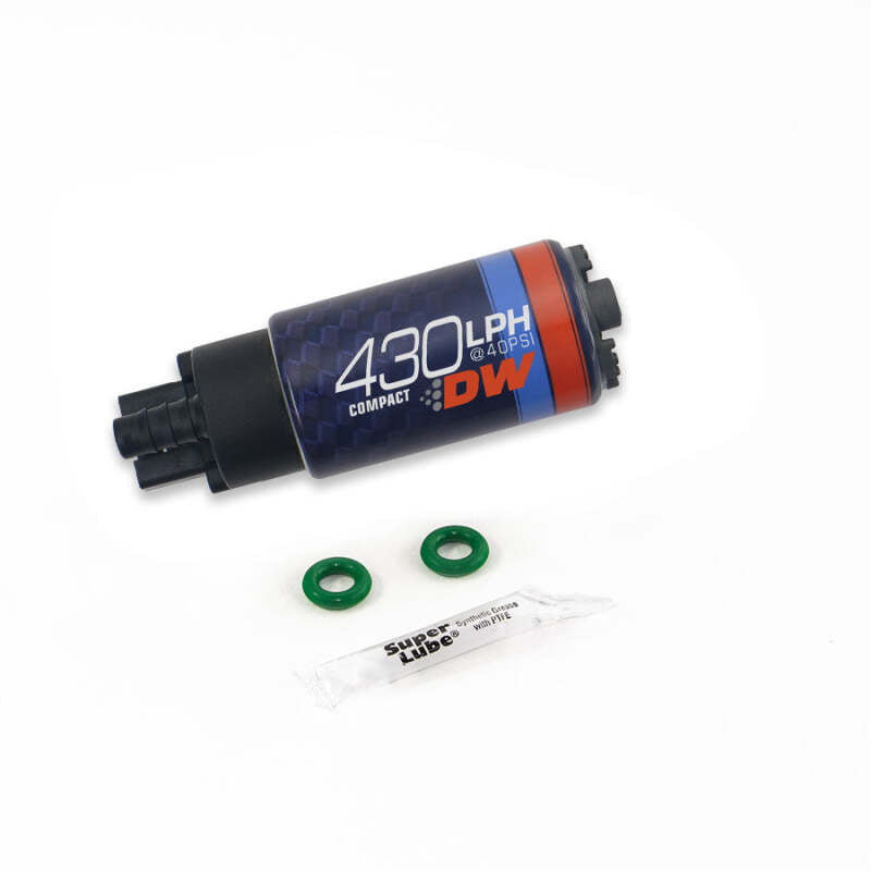DeatschWerks Compact Fuel Pump DW430C 430lph for 02-06 Acura RSX 01-05 Honda Civic 06-15 Mazda MX5